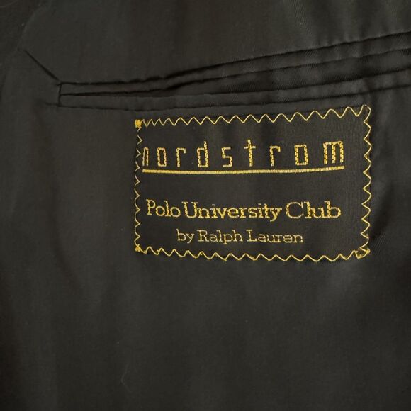 Nordstrom Polo University Club Ralph Lauren Mens Wool Blazer Gray 38 40 M? - Picture 7 of 10